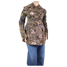 Marni-Multicoloured double-breasted floral jacket - size UK 8-Multiple colors