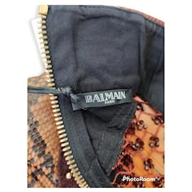 Balmain-Balmain bodysuit - runway piece-Khaki
