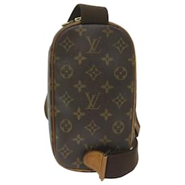 Louis Vuitton-Bolsa de Ombro LOUIS VUITTON Monogram Pochette Gange M51870 Autenticação de LV 60344-Monograma