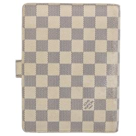 Louis Vuitton-LOUIS VUITTON Damier Azur Agenda MM Couverture R20707 LV Auth bs10243-Autre