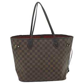 Louis Vuitton-LOUIS VUITTON Damier Ebene Neverfull MM Tote Bag N51105 LV Auth yk9609-Andere