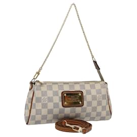 Louis Vuitton-LOUIS VUITTON Damier Azur Eva Shoulder Bag 2way N55214 LV Auth 60203-Other