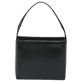 Givenchy-GIVENCHY Shoulder Bag Leather Black Auth 61044-Black
