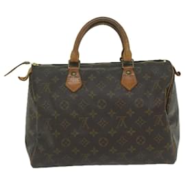 Louis Vuitton-Louis Vuitton Monogram Speedy 30 Hand Bag M41526 LV Auth 60706-Monogram