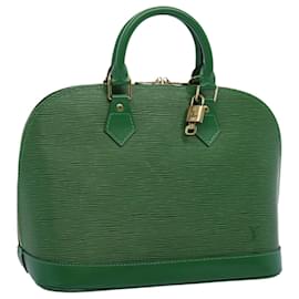 Louis Vuitton-LOUIS VUITTON Epi Alma Hand Bag Borneo Green M52144 LV Auth 60553A-Other