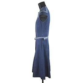 Alexander Mcqueen-Cotton dress-Blue