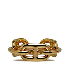 Hermès-Gold Hermes Regate Scarf Ring-Golden