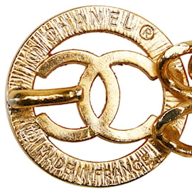 Chanel-Ceinture à maillons de chaîne CC Chanel dorée-Doré