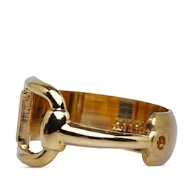 Gucci-Anello Sciarpa Gucci Horsebit in oro-D'oro