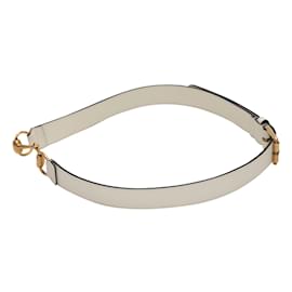 Gucci-White Gucci Horsebit Belt IT 38-White