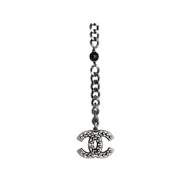 Chanel-Cinturón de eslabones de cadena multihilo Chanel en tono plateado-Plata