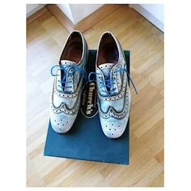 Church's-Burwood III W cosmos smoke-Light blue