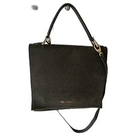 Cruciani Nano Tasche Strahlenhaut Grau Grau