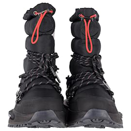 Moncler-Moncler x Adidas NMD Mid Stiefel aus schwarzem synthetischem Canvas-Schwarz