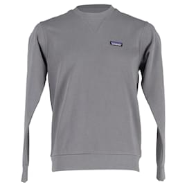 Autre Marque-Patagonia Logo Sweatshirt in Grey Cotton-Brown