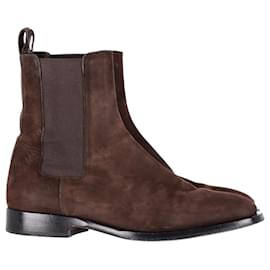 The row-The Row Grunge Boots in Brown Leather-Brown