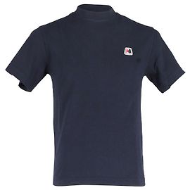 T-shirt Moncler Logo a manica corta in cotone Blu Navy Blu navy