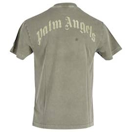 Palm Angels-Palm Angels Teddy Bear T-shirt in Green Cotton-Green