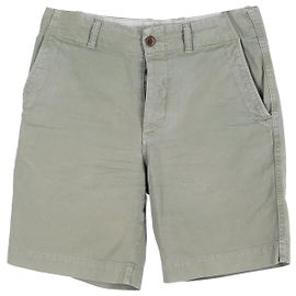 Autre Marque Sr. Shorts P de perna reta em algodão verde Verde