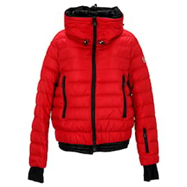 Moncler-Piumino Moncler Grenoble Vonne in Poliammide Rosso-Rosso