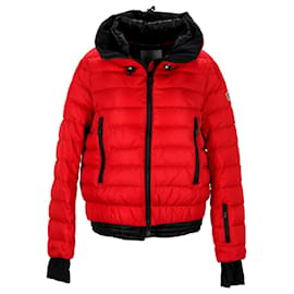 Moncler-Moncler Grenoble Vonne Down Jacket in Red Polyamide-Red