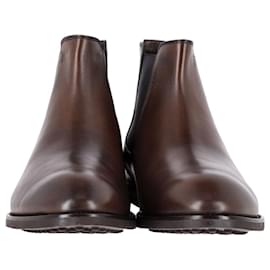Tod's-Tod's Chelsea Ankle Boots in Brown Leather-Brown