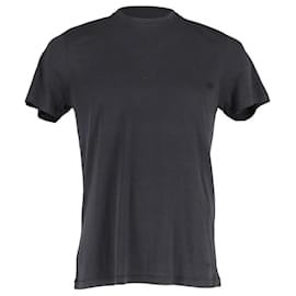 Tom Ford-Tom Ford Plain Short Sleeve T-Shirt in Black Cotton-Black