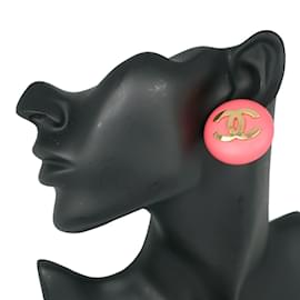 Chanel-Boucle d'oreilles CC à Clip -Doré