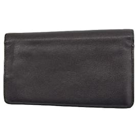 Chanel-CC Button Bifold Wallet A20904-Black
