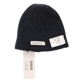 Autre Marque Non Signé / Unsigned hats & pull on hats T.International M Wool Navy blue