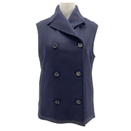 Céline-CELINE  Jackets T.fr 40 Wool-Navy blue