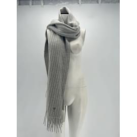 Christian Dior-DIOR HOMME Lenços e lenços de bolso T.  caxemira-Cinza