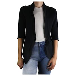 Yohji Yamamoto-Cardigan aperto blu a maniche corte - taglia S-Altro