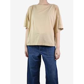 Marni-Camiseta oversize beige - talla UK 10-Otro