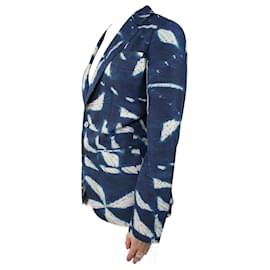 Ralph Lauren-Blue printed button-up jacket - size US 6-Other