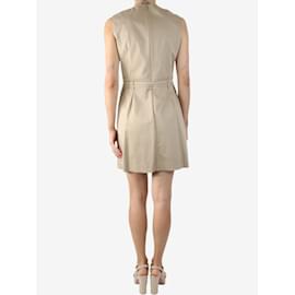 Red Valentino-Neutral sleeveless pocket dress with belt - size IT 42-Other
