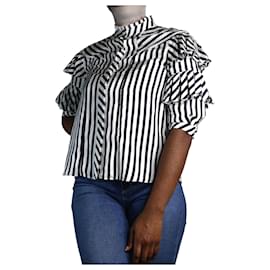 Autre Marque-Blue striped shirt - size FR 38-Other