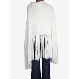 Autre Marque-Cream knit cape - size M-Other