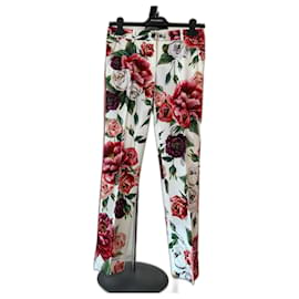 Dolce & Gabbana-Pantalones, polainas-Multicolor