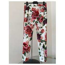 Dolce & Gabbana-Pantalones, polainas-Multicolor