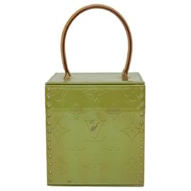 Louis Vuitton-Bolso de mano Vernis Bleecker con monograma de LOUIS VUITTON Baby Blue M91003 TB de autenticación de LV940-Azul claro