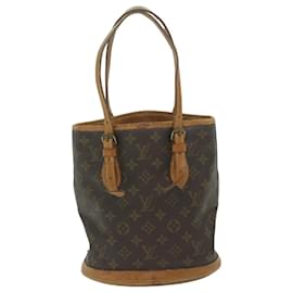 Louis Vuitton-LOUIS VUITTON Monogram Bucket PM Shoulder Bag Vintage M42238 LV Auth bs9797-Monogram