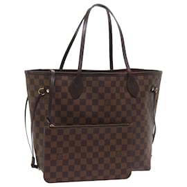 Louis Vuitton-LOUIS VUITTON Damier Ebene Neverfull MM Tote Bag N51105 LV Auth S783-Other