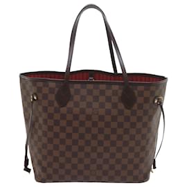Louis Vuitton-LOUIS VUITTON Damier Ebene Neverfull MM Tote Bag N51105 LV Auth S783-Andere