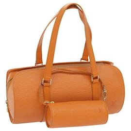Louis Vuitton-LOUIS VUITTON Epi Soufflot Hand Bag Orange Mandarin M5222H LV Auth 59682A-Other,Orange