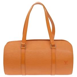 Louis Vuitton-LOUIS VUITTON Epi Soufflot Hand Bag Orange Mandarin M5222H LV Auth 59682A-Other,Orange