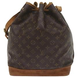 Louis Vuitton-LOUIS VUITTON Monogram Noe Shoulder Bag M42224 LV Auth 60240-Monogram