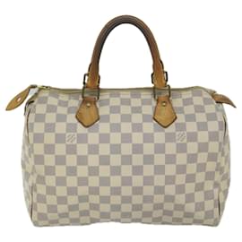 Louis Vuitton-Louis Vuitton Damier Azur Speedy 30 Hand Bag N41533 Auth LV 60166-Autre