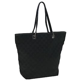 Gucci-gucci sac cabas en toile GG noir 31243 Auth uy150-Noir