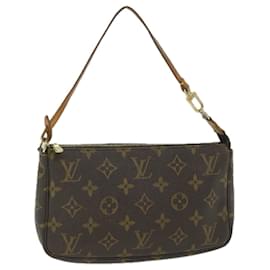 Louis Vuitton-LOUIS VUITTON Monogram Pochette Accessoires Pouch M51980 LV Auth tb955-Monogram